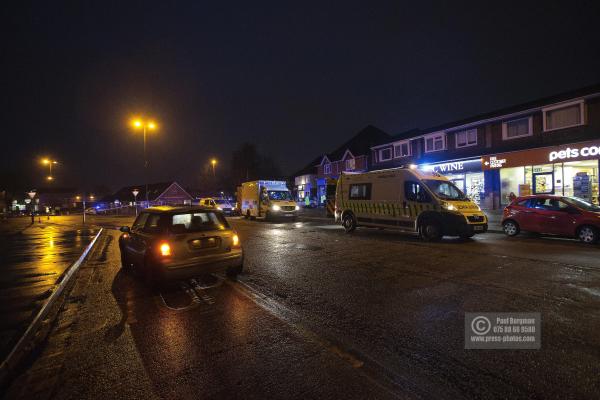 31/01/2017. RTC Woodbridge Road, between junction Stockton Close & Recreation Road