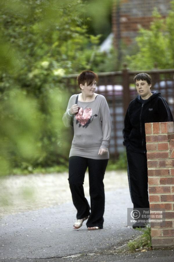 19 May 2012.  Shannon Matthews mother Karen Photographed today leaving her Bail Hostel