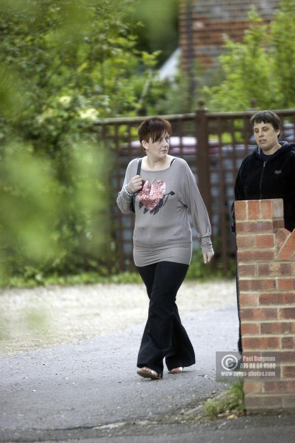 19 May 2012.  Shannon Matthews mother Karen Photographed today leaving her Bail Hostel