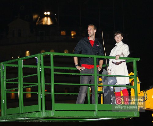 7 July 2009.Madeline McLeod from Dalston as a pigeon on the fourth plinth from 0000-0100hrs,