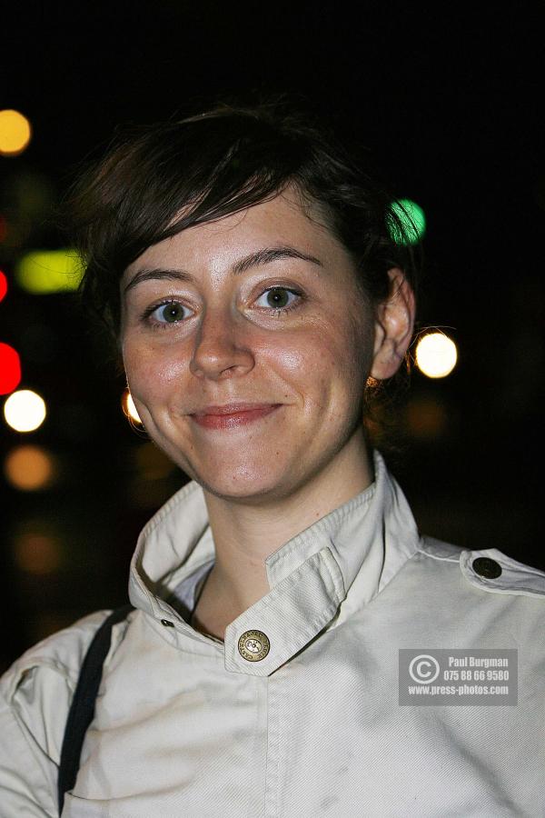 7 July 2009.Madeleine McLeod (30 years Old) from Dalston as a pigeon on the fourth plinth from 0000-0100hrs,