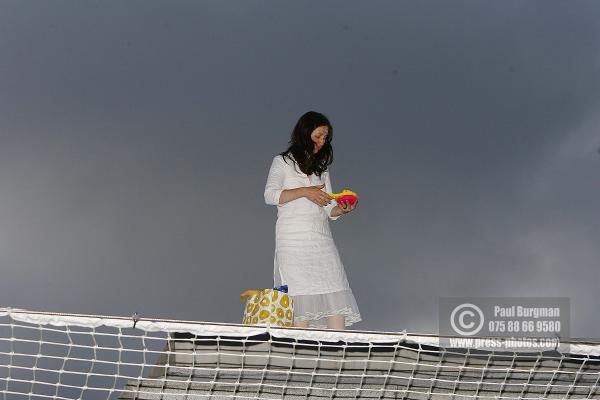 7 July 2009. Nicci Wilson and Art Teacher from Belper, Derbyshire, on the fourth plinth 0500-0600,