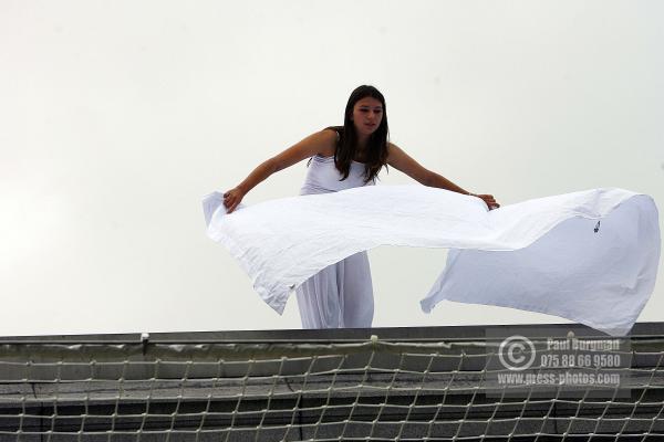 7 July 2009. Karolina Peszko on the fourth plinth 0600-0700,