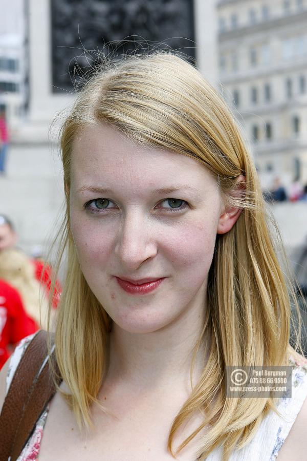 10 July 2009. 
CIARA HICKEY (25)an Education Officer from Belfast.  . on the Fourth Plinth from 1400hrs to 1500hrs,