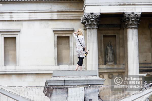 10 July 2009. 
CIARA HICKEY (25)an Education Officer from Belfast.  . on the Fourth Plinth from 1400hrs to 1500hrs, 

 Paul Burgman 075 88 66 9580