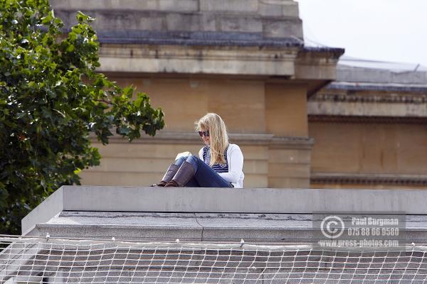 10 July 2009. 
EMILY AIRTON (21)  FROM Hartney Whitney in Hampshire works in Public Relations on the Fourth Plinth from 1500hrs to 1600hrs,