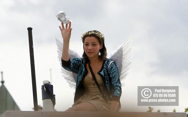 10 July 2009. 
MIA LEWIS (17) an Art Student from Southwoodford on the Fourth Plinth from 1600hrs to 1700hrs, 

 Paul Burgman 075 88 66 9580