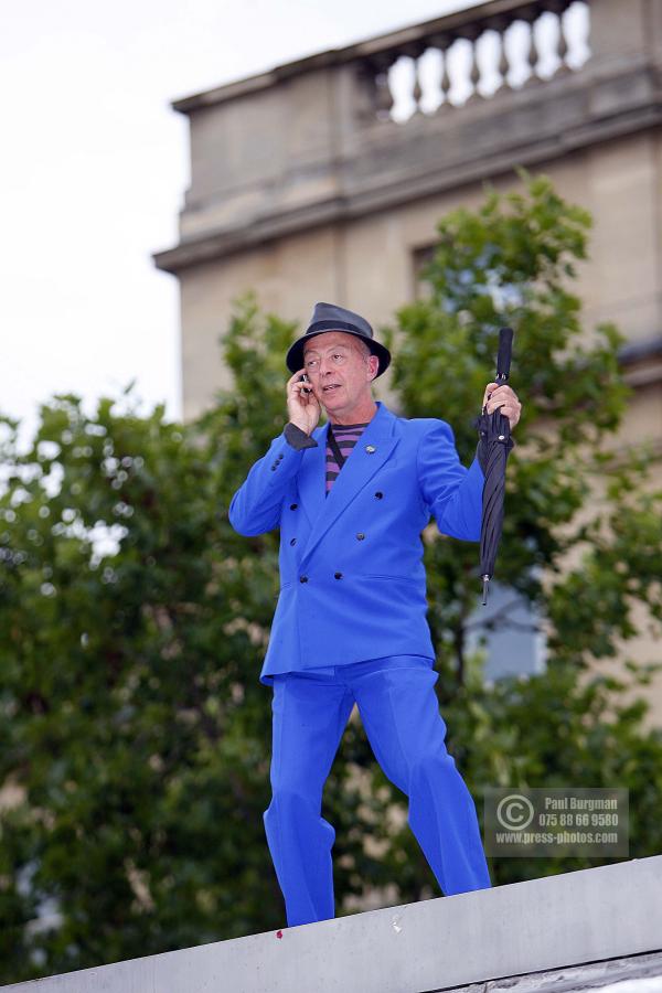 7 July 2009. ROBERT JACKSON, retired from Totness on the fourth plinth 0600-0700,