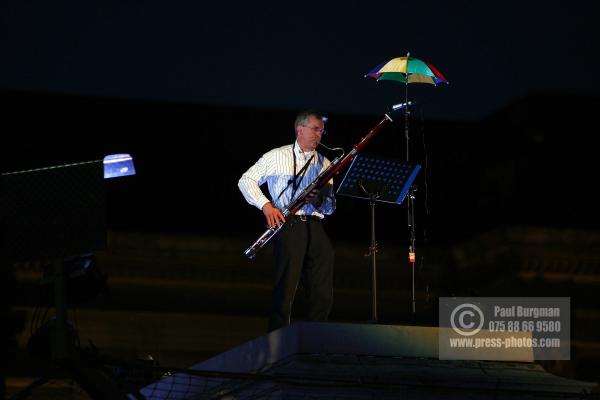 7 July 2009. David Hooper from Bourne End, Buckinghamshire, an IT Consultant played his Oboe wilth on the Fourth Plinth 2200-2300hrs
 Paul Burgman 075 88 66 9580