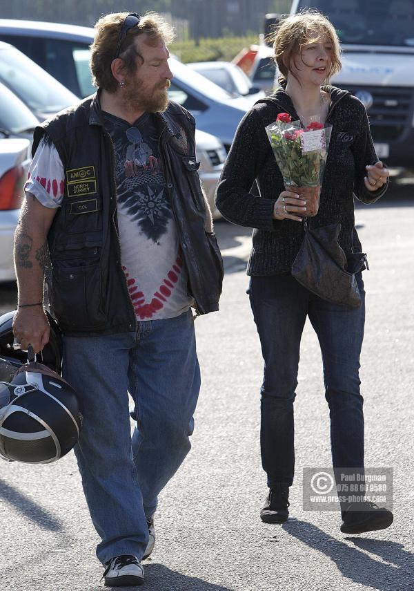 11/08/2012 Tributes arrive at Tia Sharp's grandparents house, in The Lindens, New Addington, Croydon