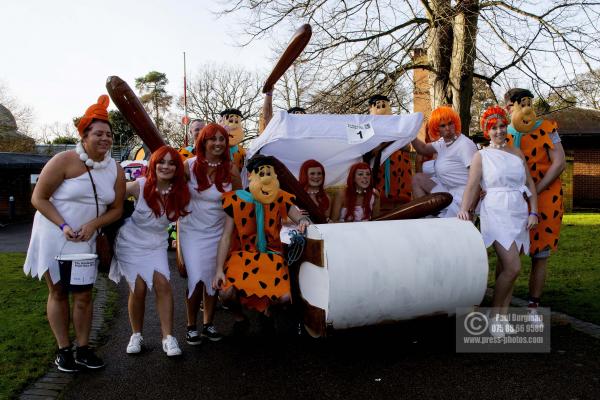 26/12/2016.  Windlesham Pram Race. The Flintstones