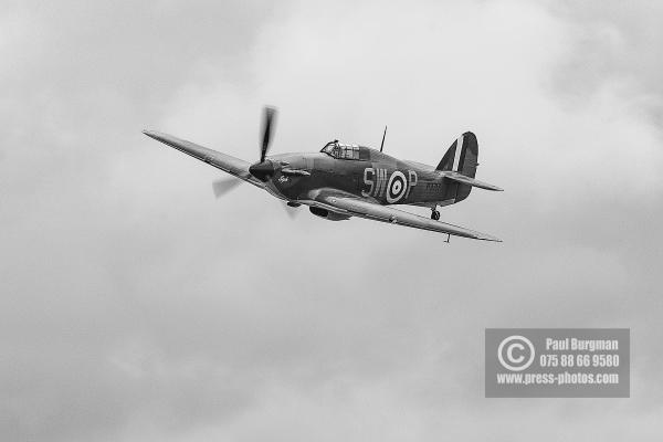 15/06/2019/Press-Photos.com. Wings & Wheels, Dunsfold Aerodrome, Surrey. Hurricane