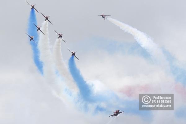 15/06/2019/Press-Photos.com. Wings & Wheels, Dunsfold Aerodrome, Surrey. The Red Arrows