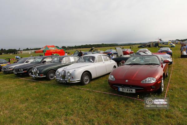 27/08/2016.Wings & Wheels, Dunsfold. Jaguary Ethusiasts Club