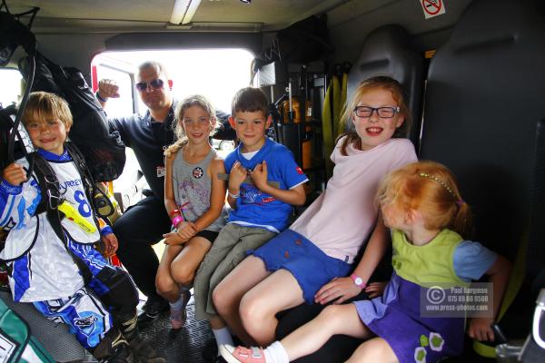 27/08/2016.Wings & Wheels, Dunsfold. Surrey Fire & Rescue stand