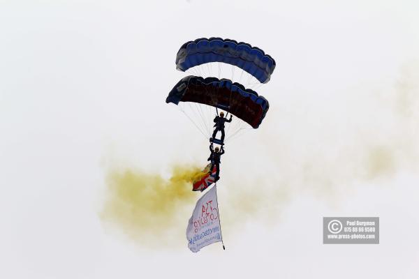 27/08/2016.Wings & Wheels, Dunsfold. THe Tigers Parachute Display