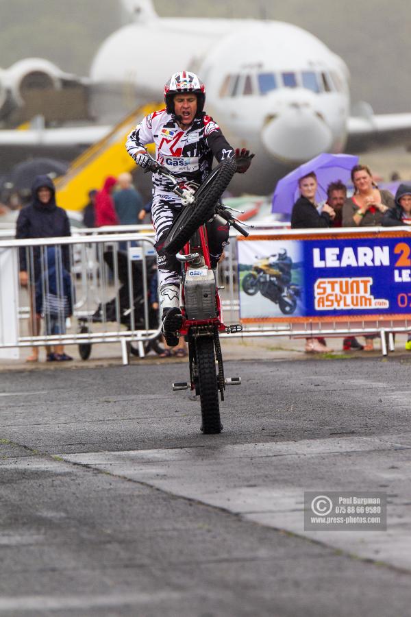 28/08/2016.Wings & Wheels, Dunsfold. Steve Colley Stunt Show