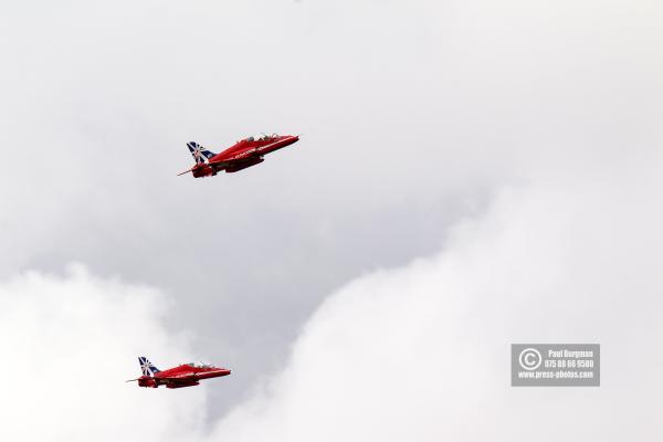 28/08/2016.Wings & Wheels, Dunsfold. Red Duo 1/4 scale RC models