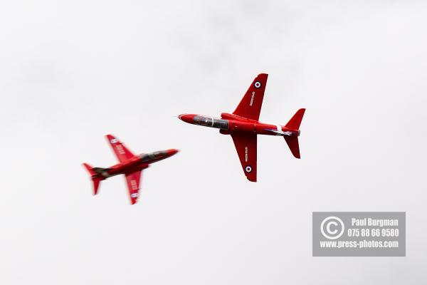 28/08/2016.Wings & Wheels, Dunsfold. Red Duo 1/4 scale RC models