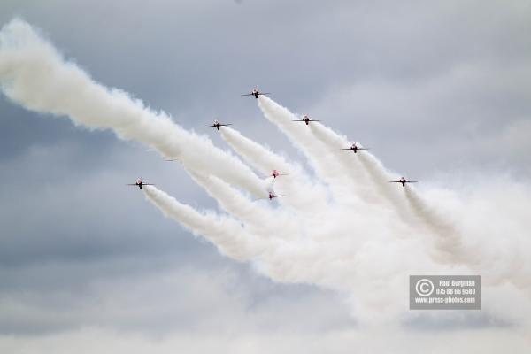 28/08/2016.Wings & Wheels, Dunsfold. The Red Arrows