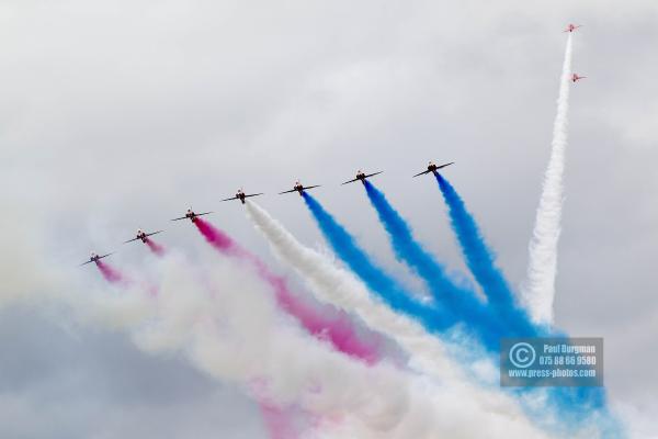 28/08/2016.Wings & Wheels, Dunsfold. The Red Arrows