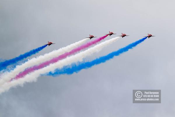 28/08/2016.Wings & Wheels, Dunsfold. The Red Arrows