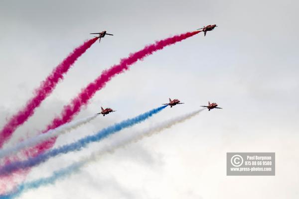 28/08/2016.Wings & Wheels, Dunsfold. The Red Arrows