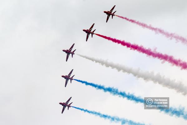 28/08/2016.Wings & Wheels, Dunsfold. The Red Arrows