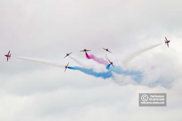 28/08/2016.Wings & Wheels, Dunsfold. The Red Arrows