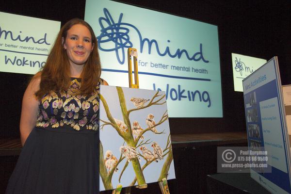 25/10/2014   Woking Mind's 35th Anniversary fundraiser

Artist Helen Rogers with her painting to be auctioned
