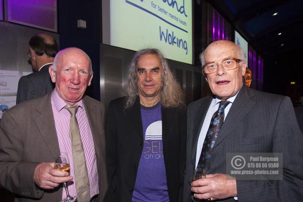 25/10/2014   Woking Mind's 35th Anniversary fundraiser 
Donal Heggerty, David Cook & Michael Mallinson