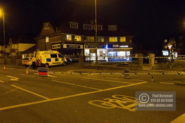 2/02/2015 Police on the scene at the Junction of Aldershot Road & Worplesdon Road, GU2 8AF