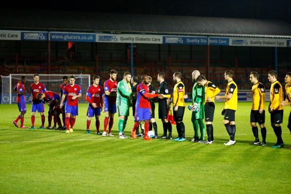 12/12/2016.  Aldershot Town v East Thurrock United FC. FA Trophy.