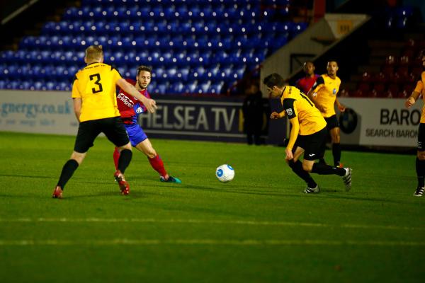 12/12/2016.  Aldershot Town v East Thurrock United FC. FA Trophy.