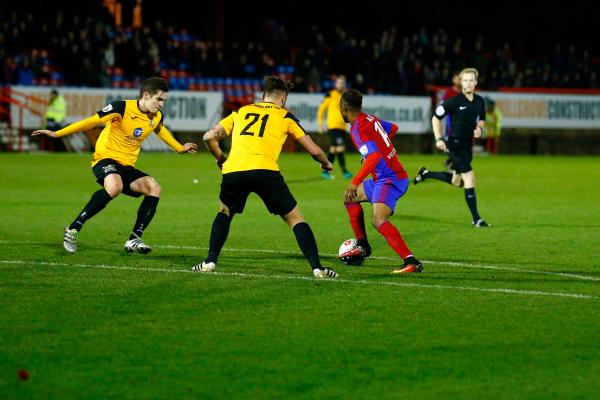 12/12/2016.  Aldershot Town v East Thurrock United FC. FA Trophy.