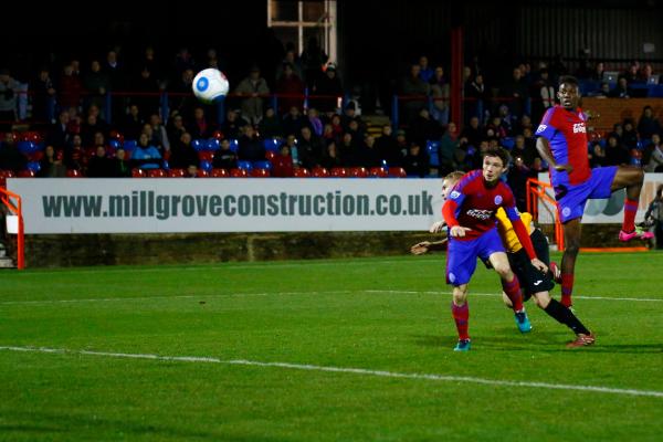 12/12/2016.  Aldershot Town v East Thurrock United FC. FA Trophy.