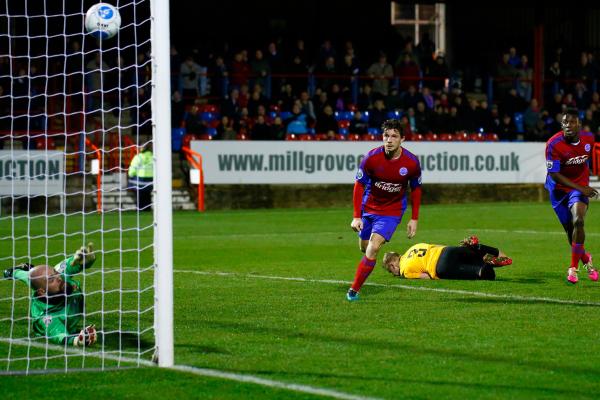 12/12/2016.  Aldershot Town v East Thurrock United FC. FA Trophy.