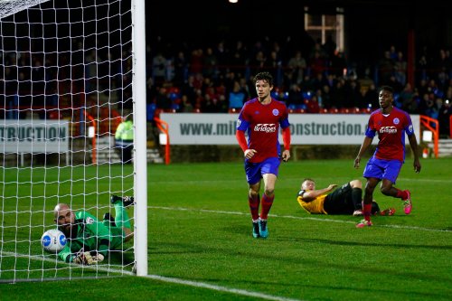 12/12/2016.  Aldershot Town v East Thurrock United FC. FA Trophy.