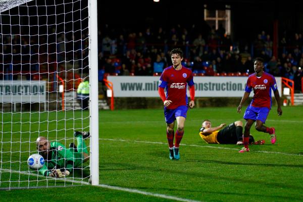 12/12/2016.  Aldershot Town v East Thurrock United FC. FA Trophy.