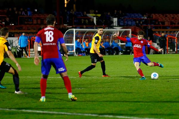 12/12/2016.  Aldershot Town v East Thurrock United FC. FA Trophy.