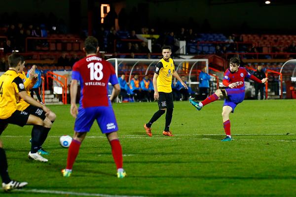 12/12/2016.  Aldershot Town v East Thurrock United FC. FA Trophy.