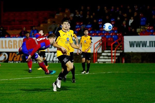 12/12/2016.  Aldershot Town v East Thurrock United FC. FA Trophy.