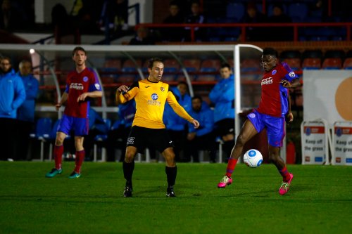 12/12/2016.  Aldershot Town v East Thurrock United FC. FA Trophy.
