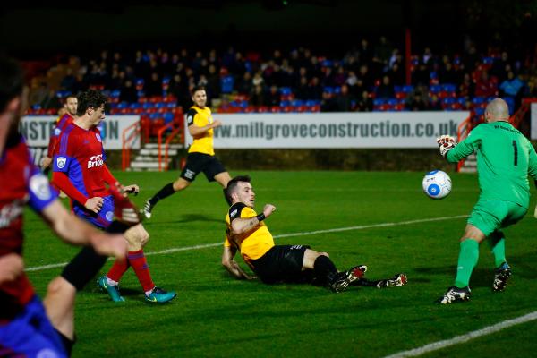 12/12/2016.  Aldershot Town v East Thurrock United FC. FA Trophy.