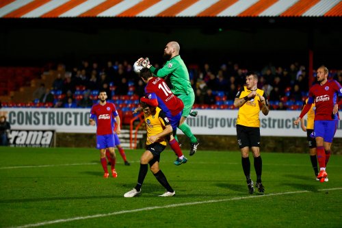 12/12/2016.  Aldershot Town v East Thurrock United FC. FA Trophy.