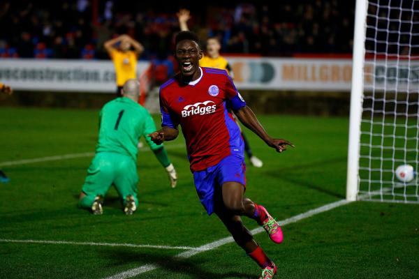 12/12/2016.  Aldershot Town v East Thurrock United FC. FA Trophy.