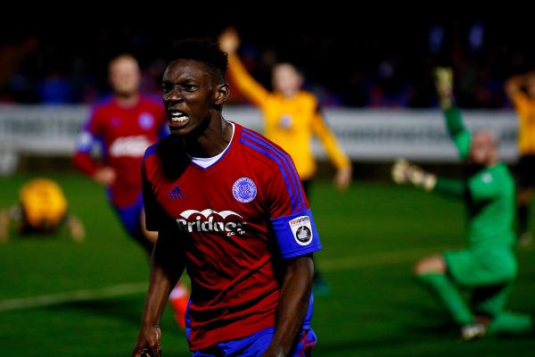 12/12/2016.  Aldershot Town v East Thurrock United FC. FA Trophy.