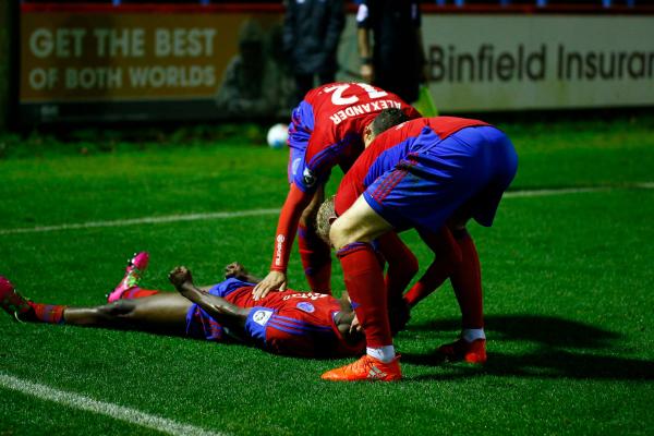 12/12/2016.  Aldershot Town v East Thurrock United FC. FA Trophy.