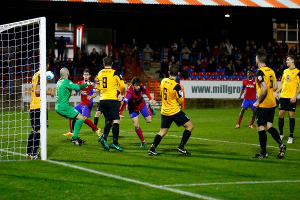 12/12/2016.  Aldershot Town v East Thurrock United FC. FA Trophy.