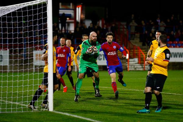 12/12/2016.  Aldershot Town v East Thurrock United FC. FA Trophy.